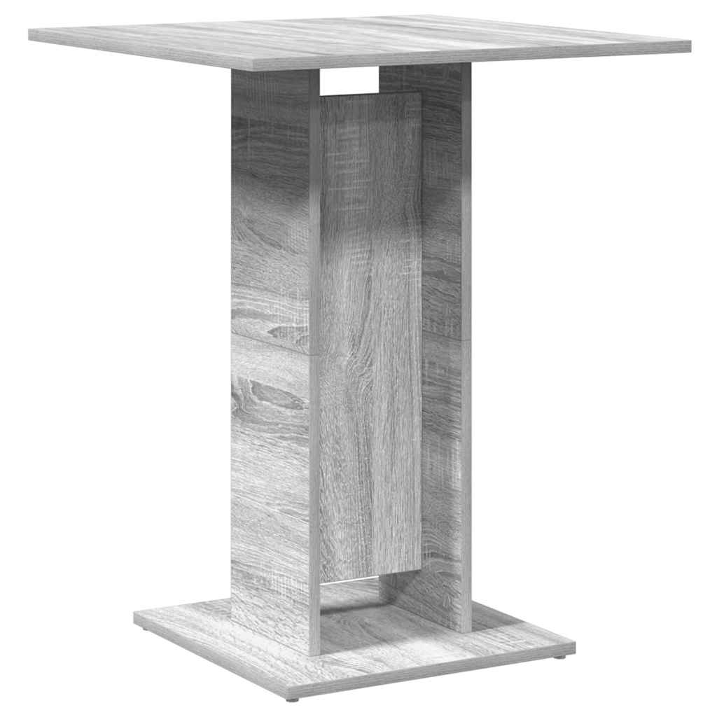 Bistro Table Grey Sonoma 60x60x75 cm Engineered Wood - Bargainia.com - 