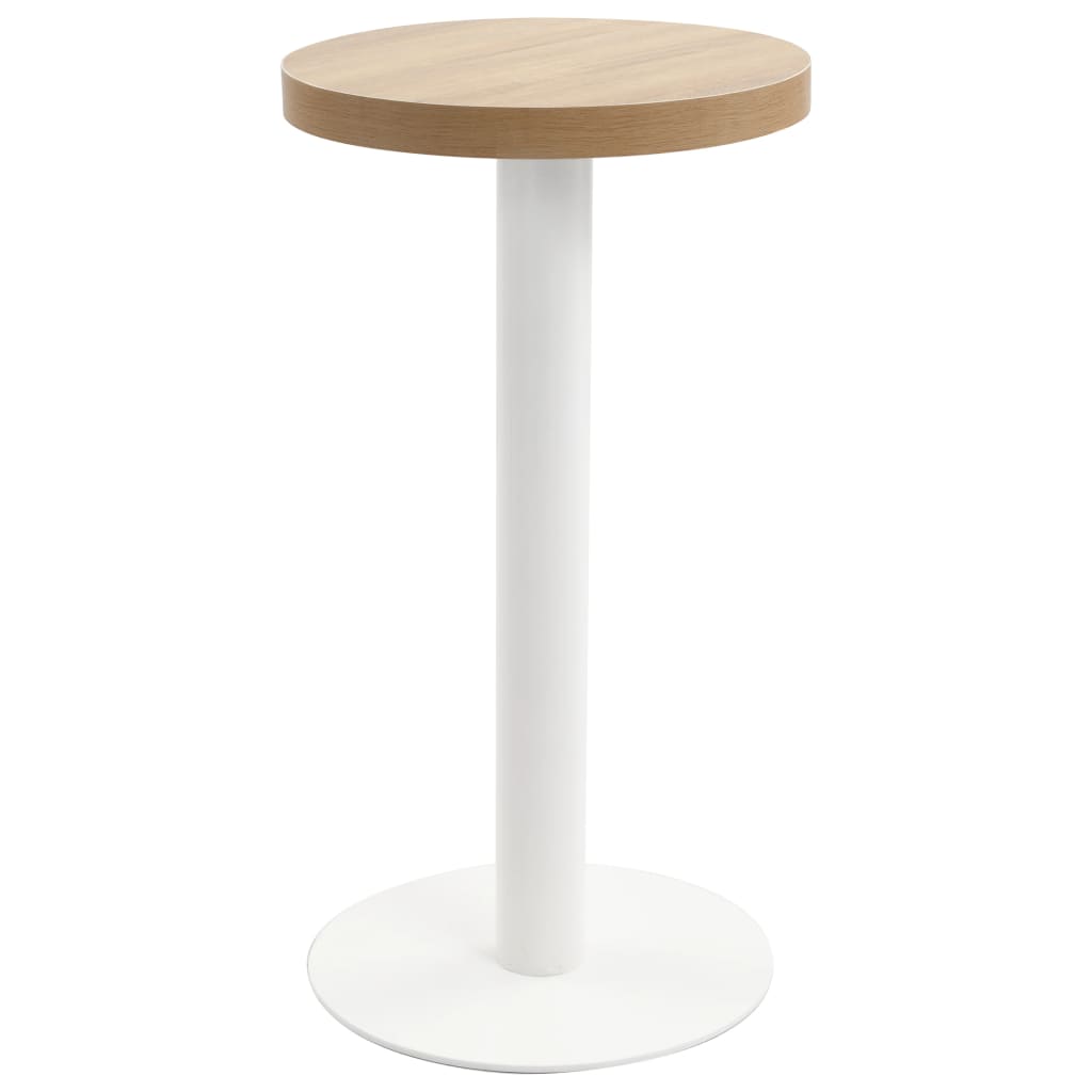 Bistro Table Light Brown 40 cm MDF - Bargainia.com - 