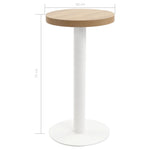 Bistro Table Light Brown 40 cm MDF - Bargainia.com - 