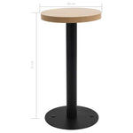 Bistro Table Light Brown 40 cm MDF - Bargainia.com - 