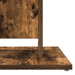 Bistro Table Smoked Oak 60x60x75 cm Engineered Wood - Bargainia.com - 