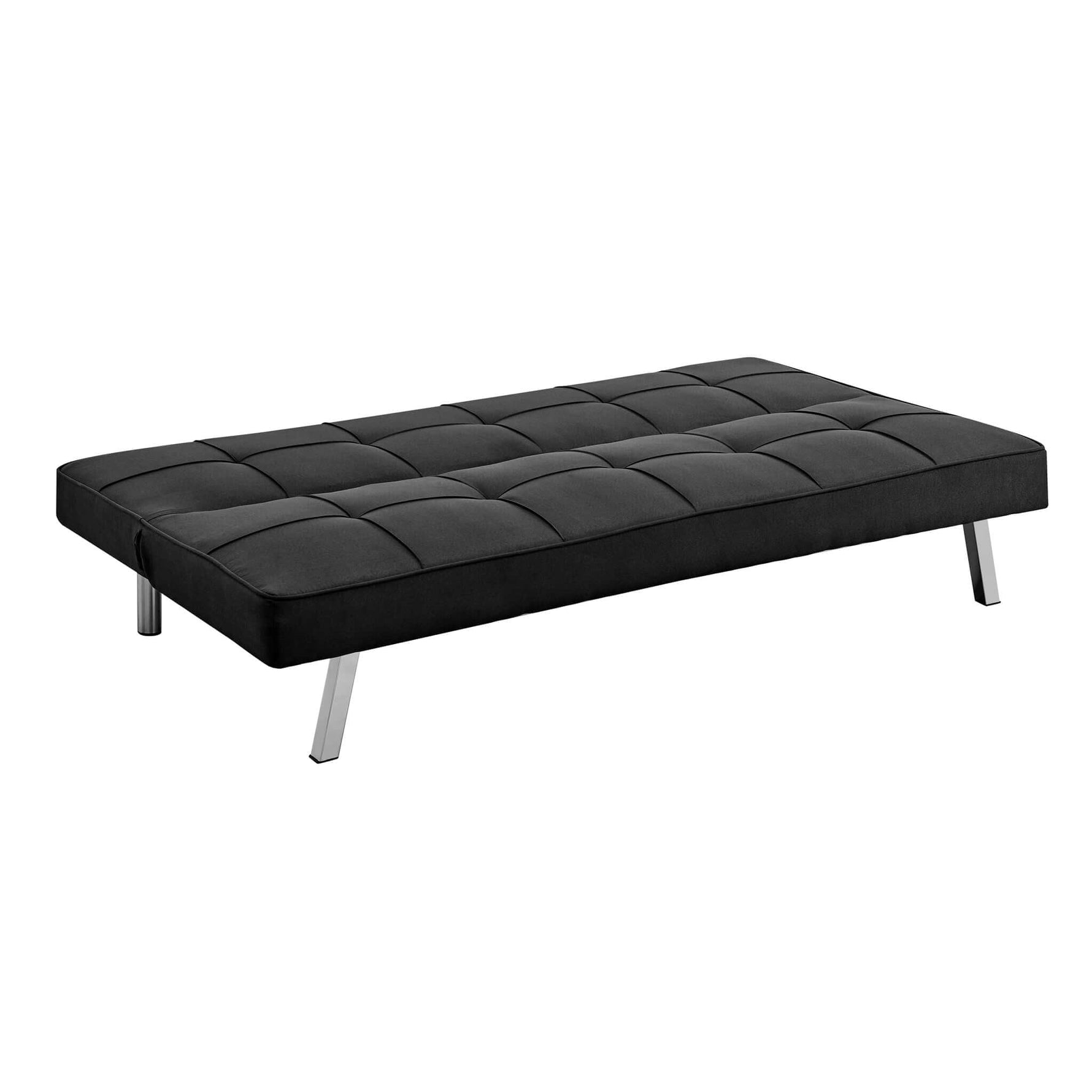 Black Click Clack 3 Seater Sofa Bed - Britney - Bargainia.com - 