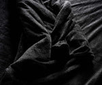 Black Teddy Fleece Duvet & Two Pillow Covers Set Super Soft - Hibernate Cosy Collection - Bargainia.com - 