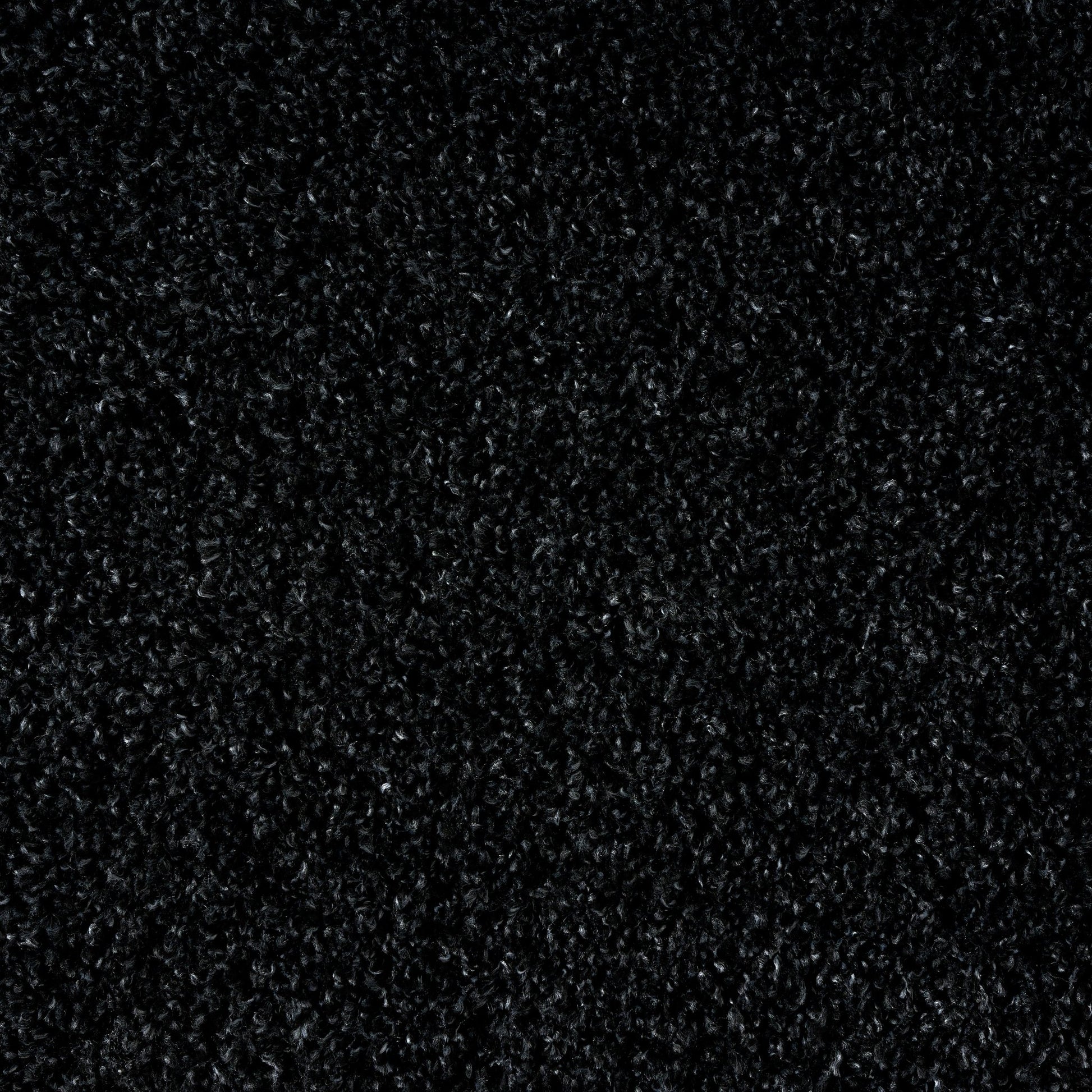 Black Thick Shaggy Rug - California Rugs Rug Masters