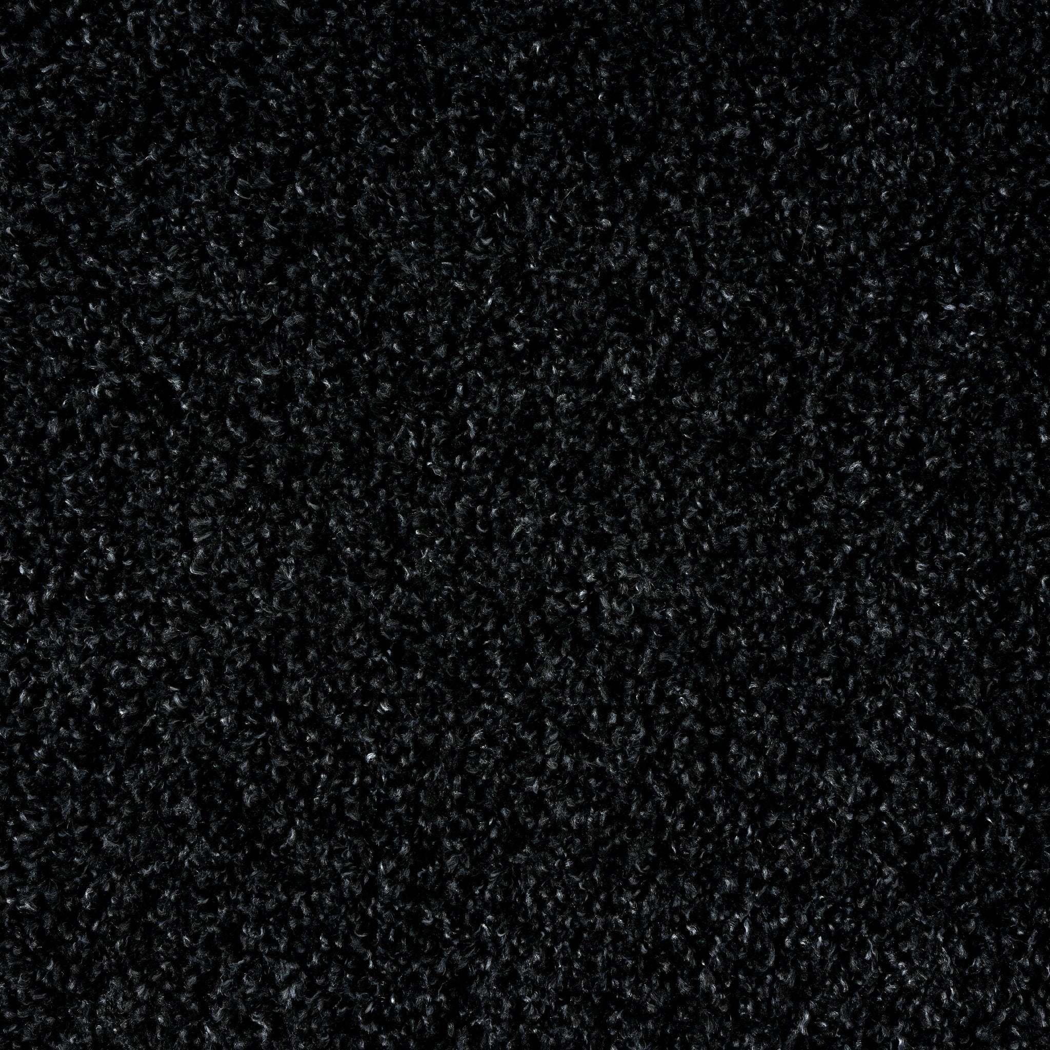 Black Thick Shaggy Rug - California Rugs Rug Masters