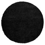 Black Thick Shaggy Rug - California - Bargainia.com - 