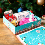 Blue Festive Character Christmas Eve Box - 26cm - Bargainia.com - 