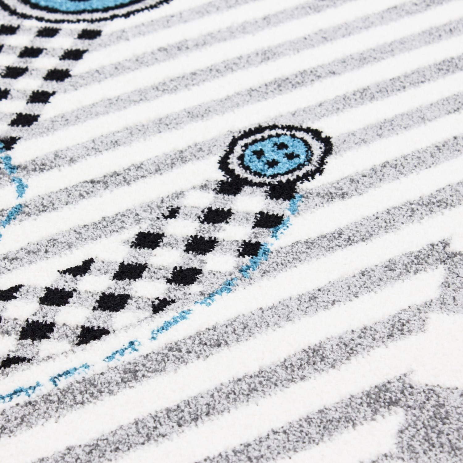 Blue & Grey Nautical Rug - Kids - Bargainia.com - 