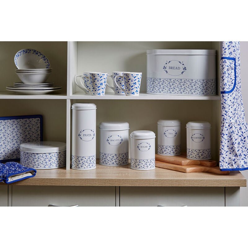 Blue Rose Pasta Canister - Bargainia.com - 5018705788494