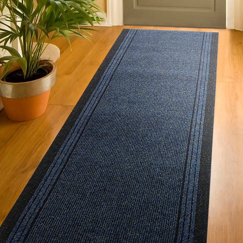 Blue Stair Runner / Kitchen Mat - Sydney (Custom Sizes Available) - Bargainia.com - 5056150264477 - RNR-SYD-BL-01FT