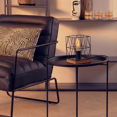 Bode Black Metal Table Lamp - Bargainia.com - 5018705371405