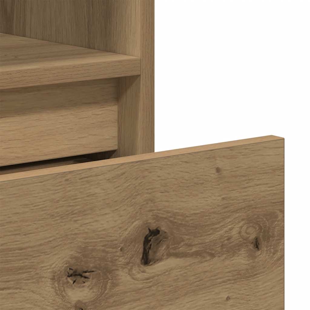 Book Cabinet Artisan Oak 36x30x171 cm Engineered Wood - Bargainia.com - 8721158435729 - 856047