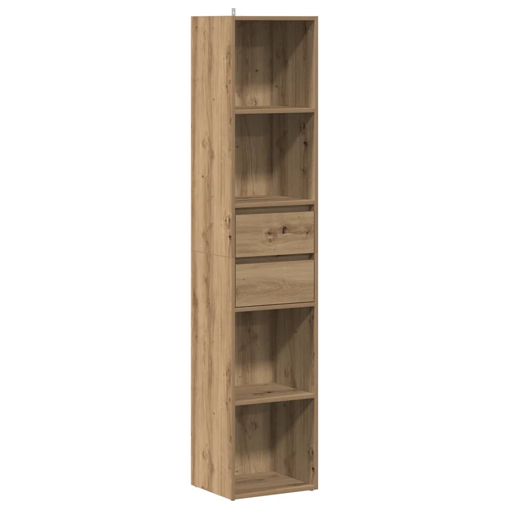 Book Cabinet Artisan Oak 36x30x171 cm Engineered Wood - Bargainia.com - 8721158435729 - 856047