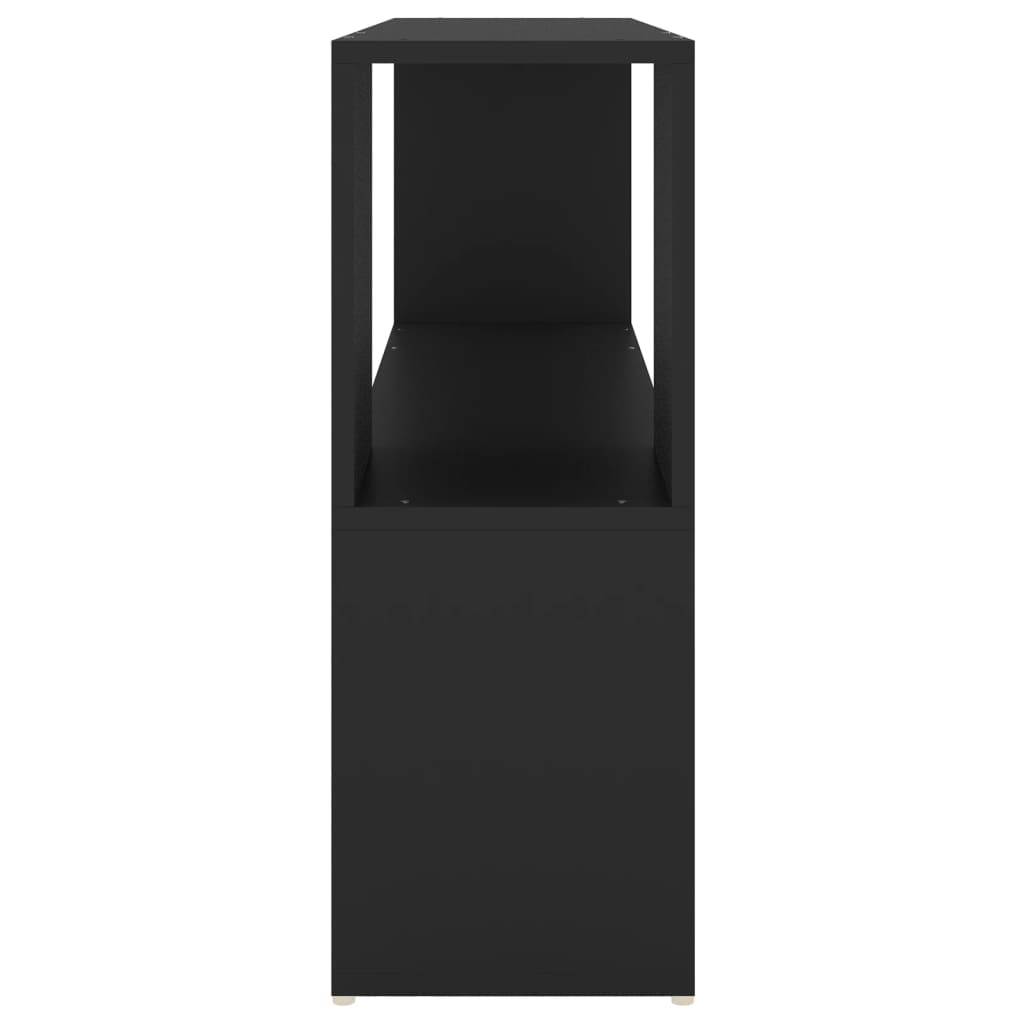 Book Cabinet Black 100x24x63 cm Engineered Wood - Bargainia.com - 8720286651278 - 809171