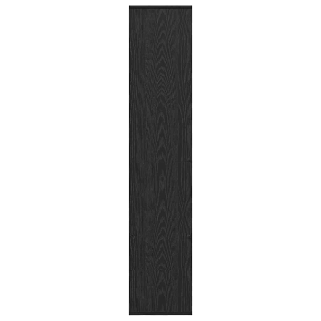 Book Cabinet Black oak Engineered wood - Bargainia.com - 