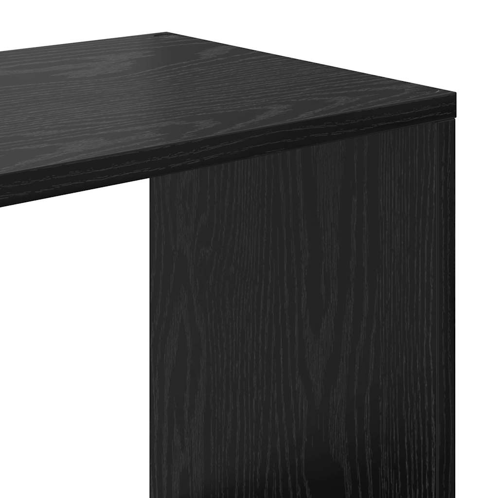 Book Cabinet Black oak Engineered wood - Bargainia.com - 