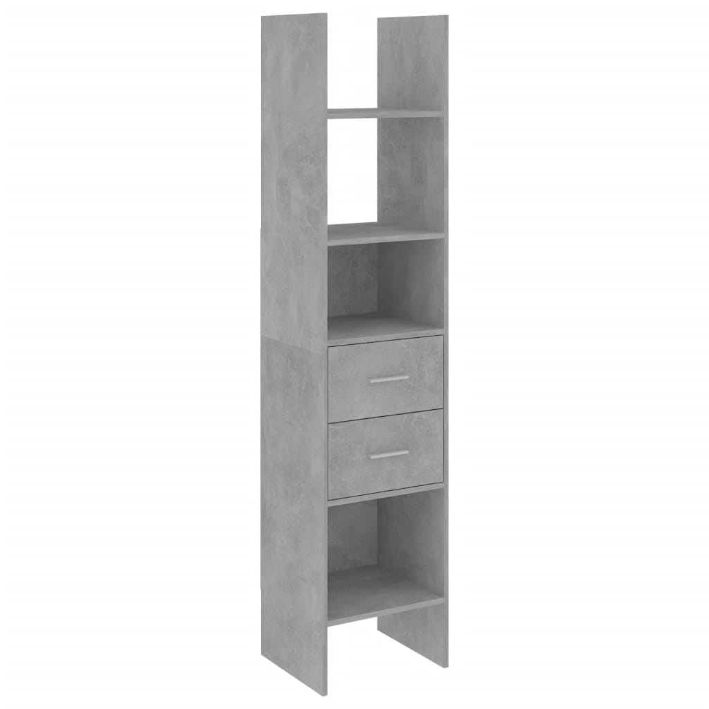 Book Cabinet Concrete Grey 40x35x180 cm Engineered Wood - Bargainia.com - 8720286352755 - 803420