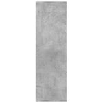 Book Cabinet Concrete Grey 98x30x98 cm Engineered Wood - Bargainia.com - 