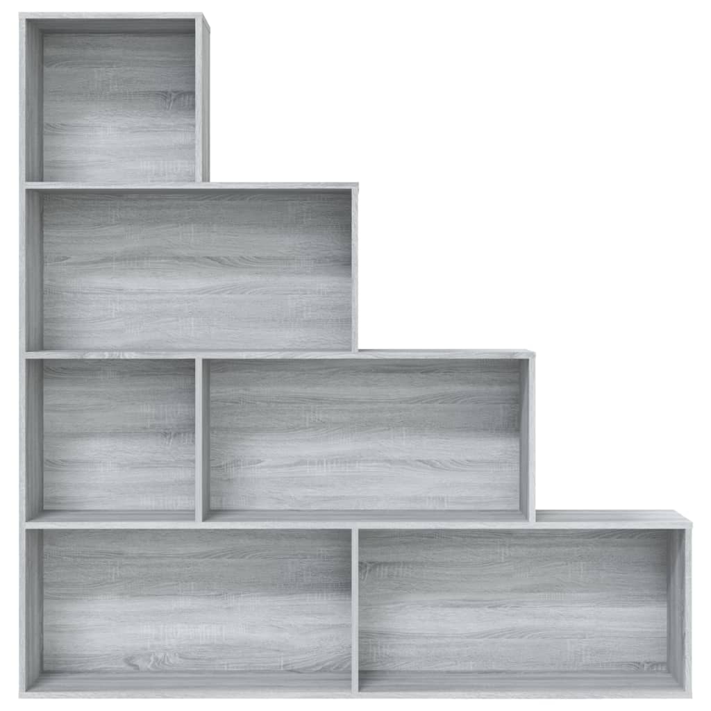 Book Cabinet Grey Sonoma 155x24x160 cm - Bargainia.com - 8720286954102 - 815361