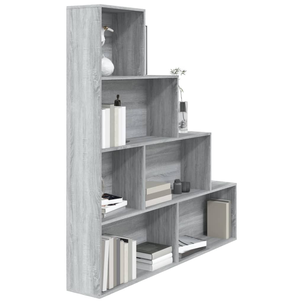 Book Cabinet Grey Sonoma 155x24x160 cm - Bargainia.com - 8720286954102 - 815361
