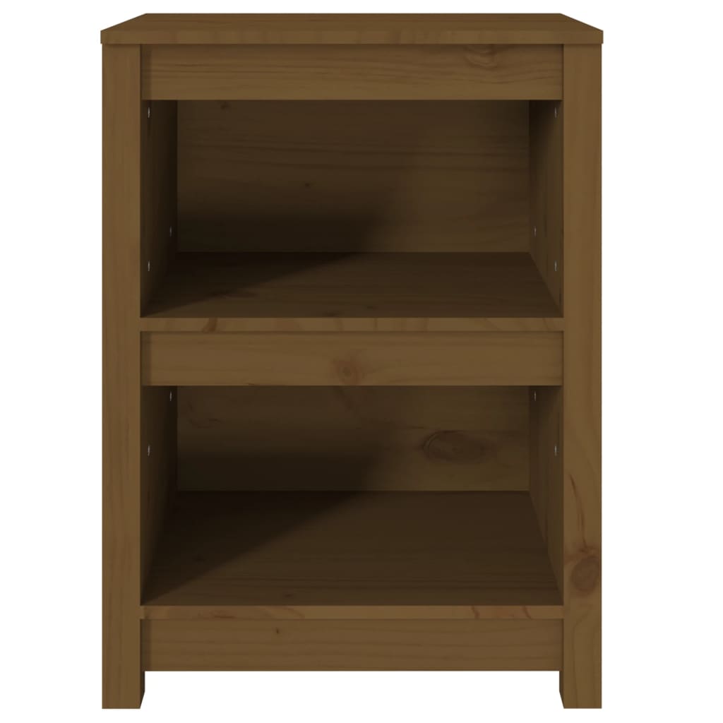 Book Cabinet Honey Brown 50x35x68 cm Solid Wood Pine - Bargainia.com - 