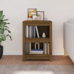Book Cabinet Honey Brown 50x35x68 cm Solid Wood Pine - Bargainia.com - 