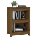 Book Cabinet Honey Brown 50x35x68 cm Solid Wood Pine - Bargainia.com - 