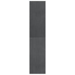Book Cabinet Room Divider Grey 40x30x135.5 cm Pinewood - Bargainia.com - 