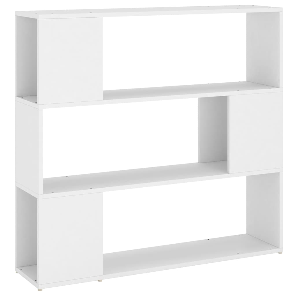Book Cabinet Room Divider White 100x24x94 cm - Bargainia.com - 8720286651353 - 809179