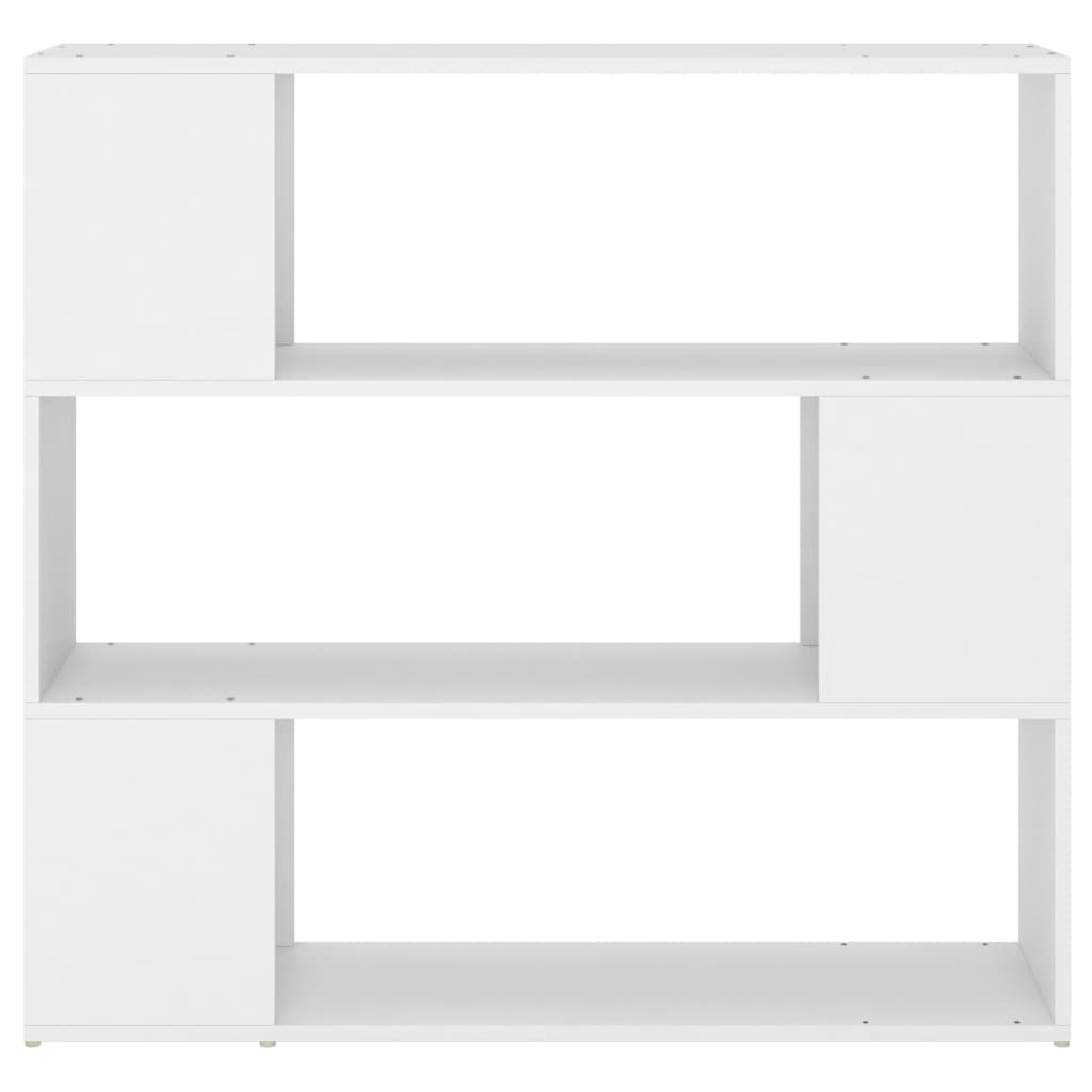 Book Cabinet Room Divider White 100x24x94 cm - Bargainia.com - 8720286651353 - 809179
