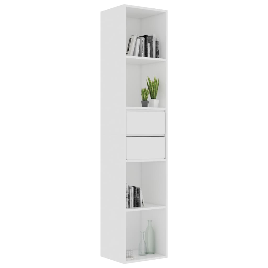 Book Cabinet White 36x30x171 cm Engineered Wood - Bargainia.com - 8720286016619 - 802867