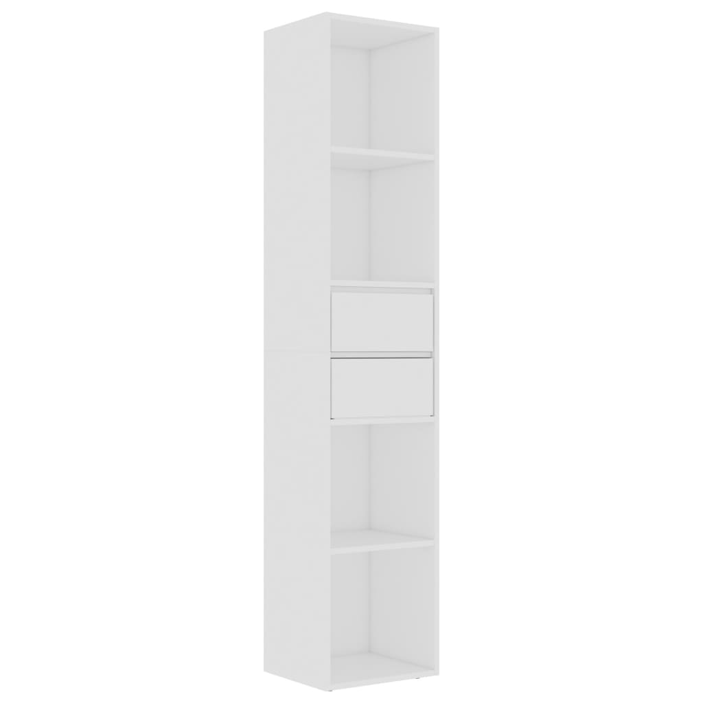 Book Cabinet White 36x30x171 cm Engineered Wood - Bargainia.com - 8720286016619 - 802867