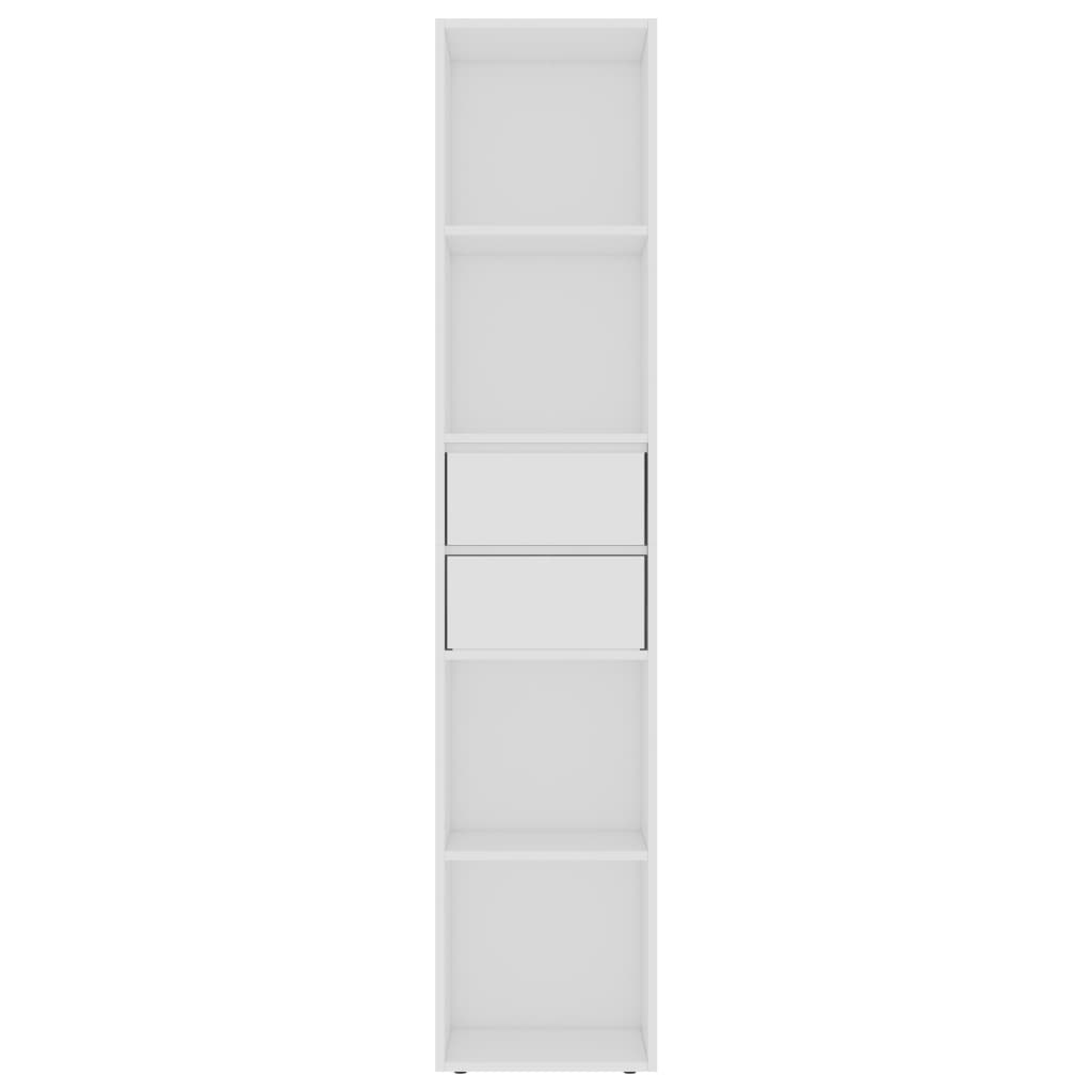 Book Cabinet White 36x30x171 cm Engineered Wood - Bargainia.com - 8720286016619 - 802867