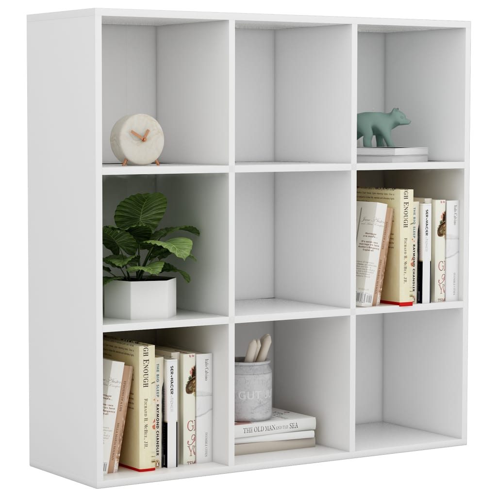 Book Cabinet White 98x29x97.5 cm Engineered Wood - Bargainia.com - 8719883869834 - 801125