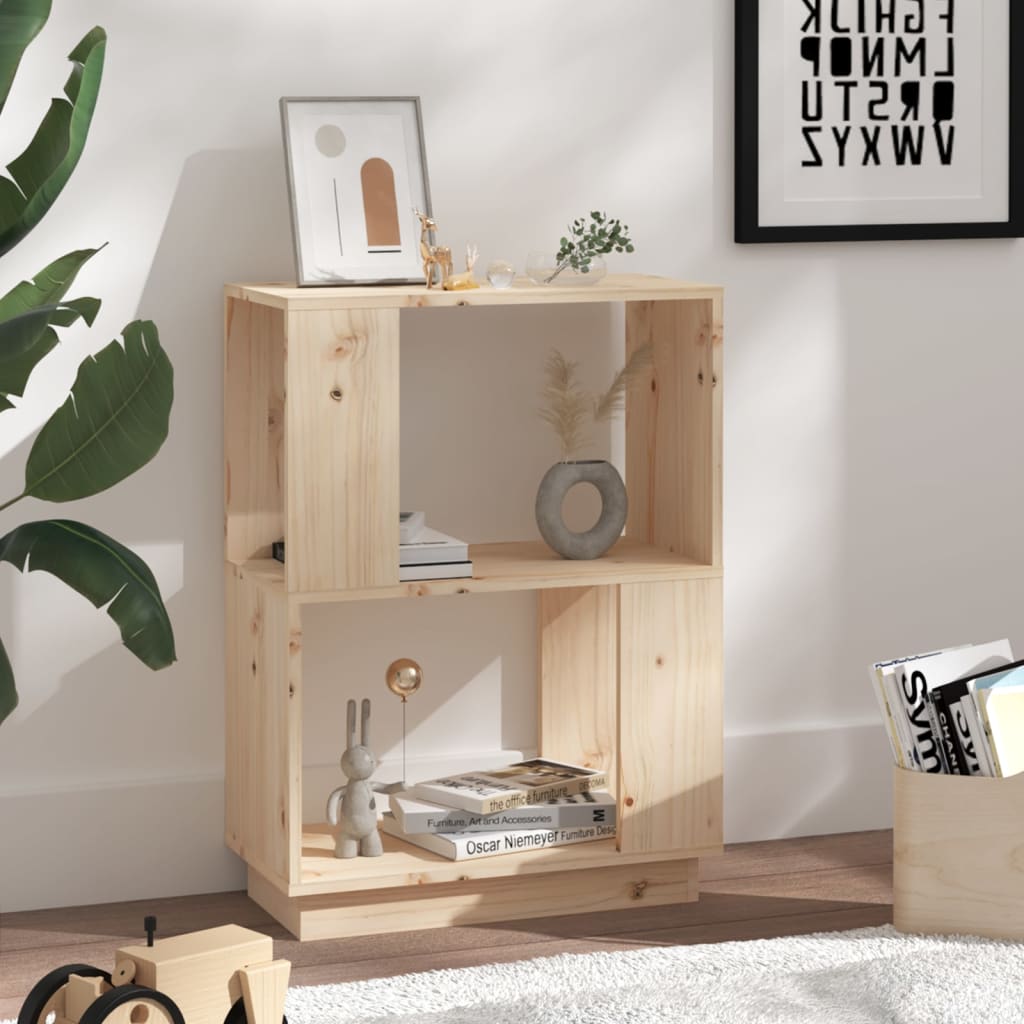 Book Cabinet/Room Divider 51x25x70 cm Solid Wood Pine - Bargainia.com - 8720286905722 - 814029