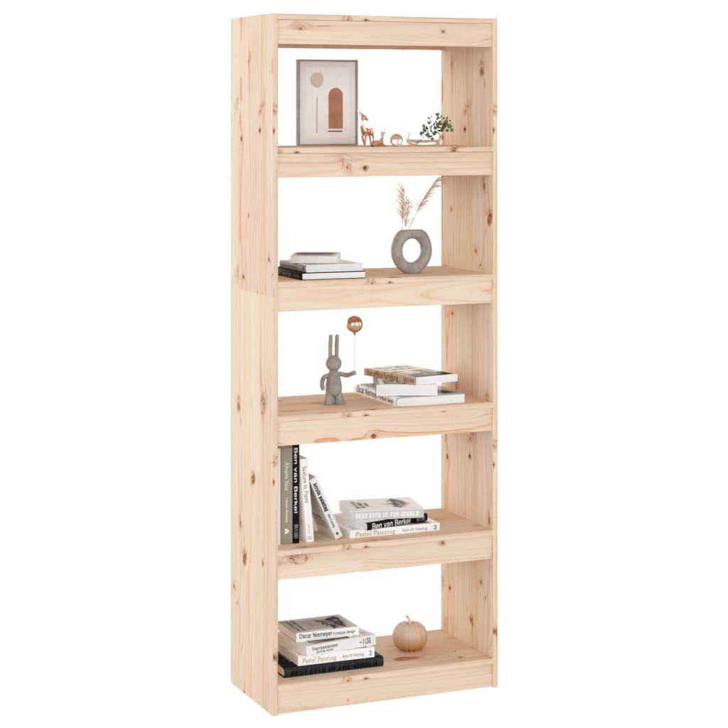 Book Cabinet/Room Divider 60x30x167.5 cm Solid Wood Pine - Bargainia.com - 8720286608739 - 808173