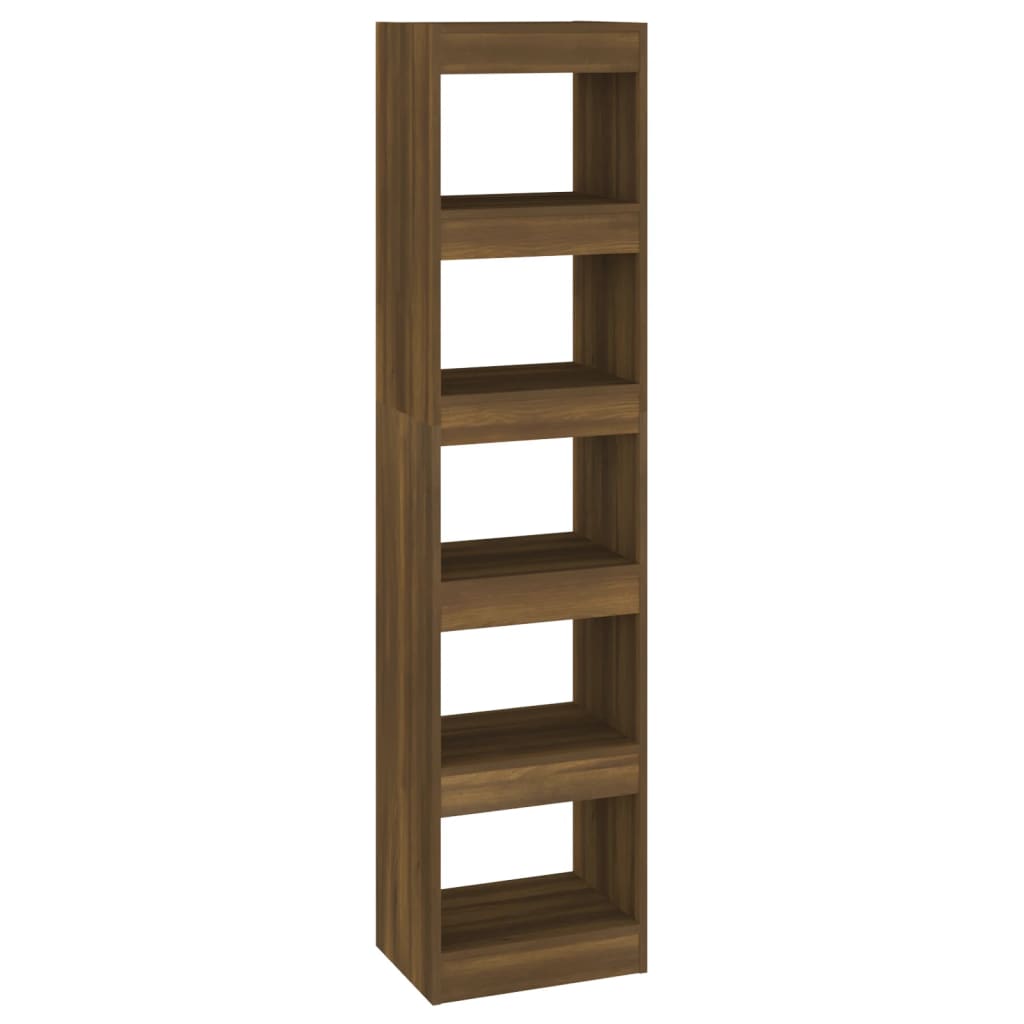 Book Cabinet/Room Divider Brown Oak 40x30x166 cm - Bargainia.com - 