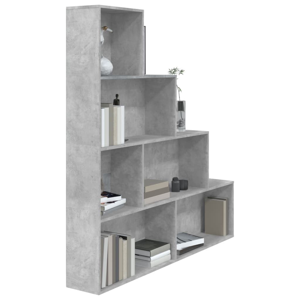 Book Cabinet/Room Divider Concrete Grey 155x24x160 cm Engineered Wood - Bargainia.com - 8719883786100 - 800661
