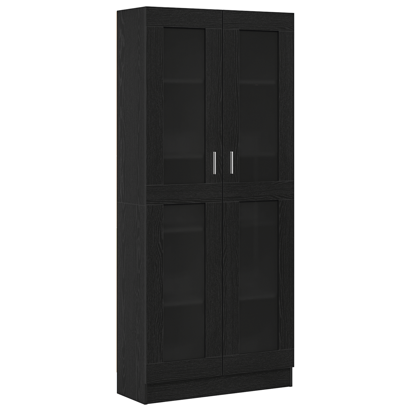 Book Cabinets - 2 Pack - Black Oak - 82.5 x 30.5 x 185 cm - Engineered Wood - Bargainia.com - 8721158782953 - 3329277