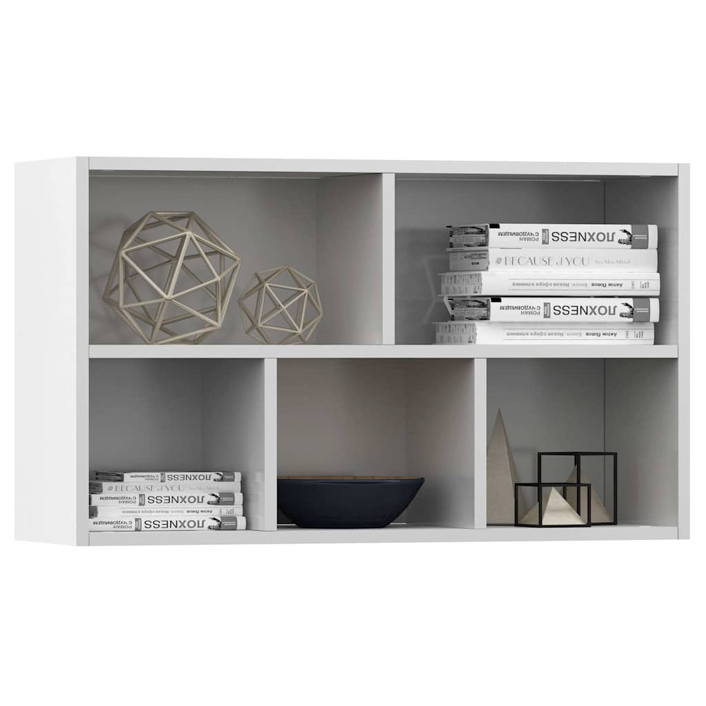 Book Cabinet/Sideboard White 50x25x80 cm Engineered Wood - Bargainia.com - 8719883673233 - 800162