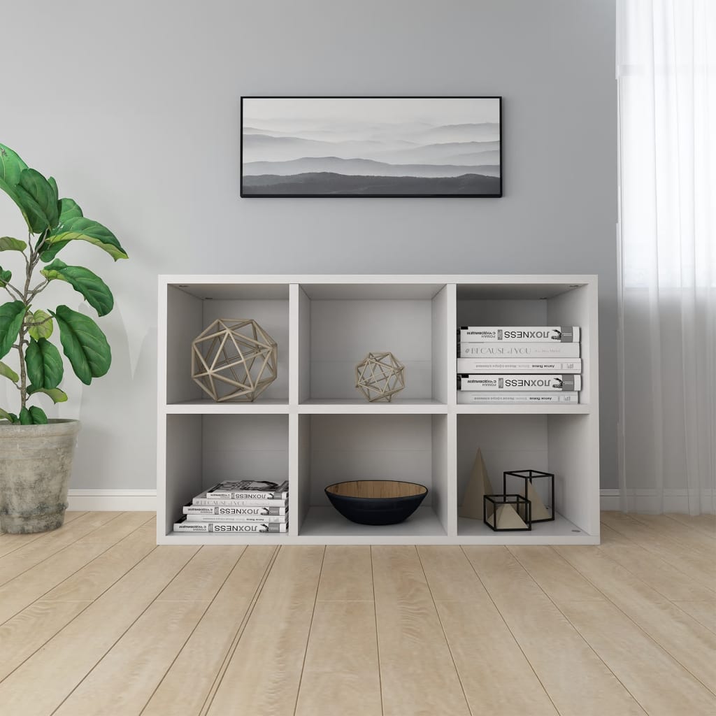 Book Cabinet/Sideboard White 66x30x98 cm Engineered Wood - Bargainia.com - 8719883675039 - 800342
