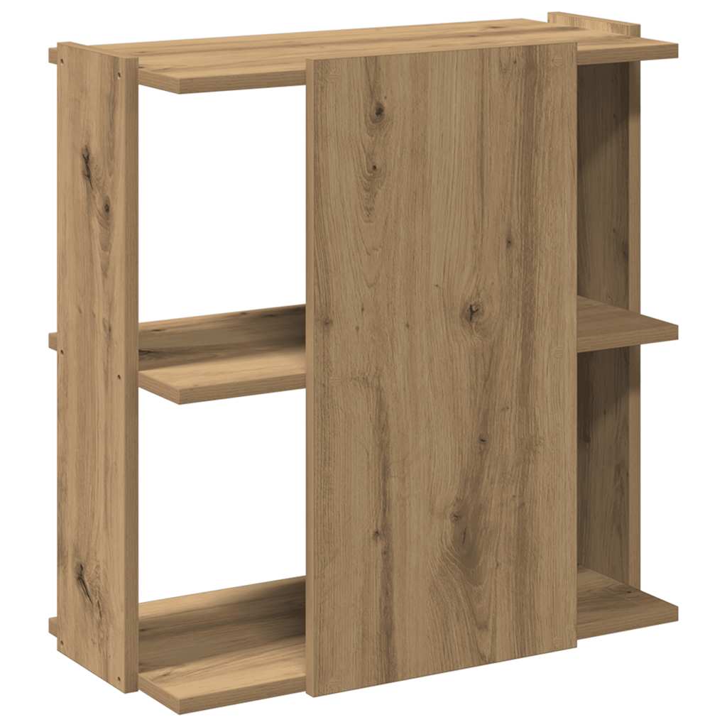 Bookcase 3 - Tier Artisan Oak 60x30x60 cm Engineered Wood - Bargainia.com - 8721158663689 - 860255