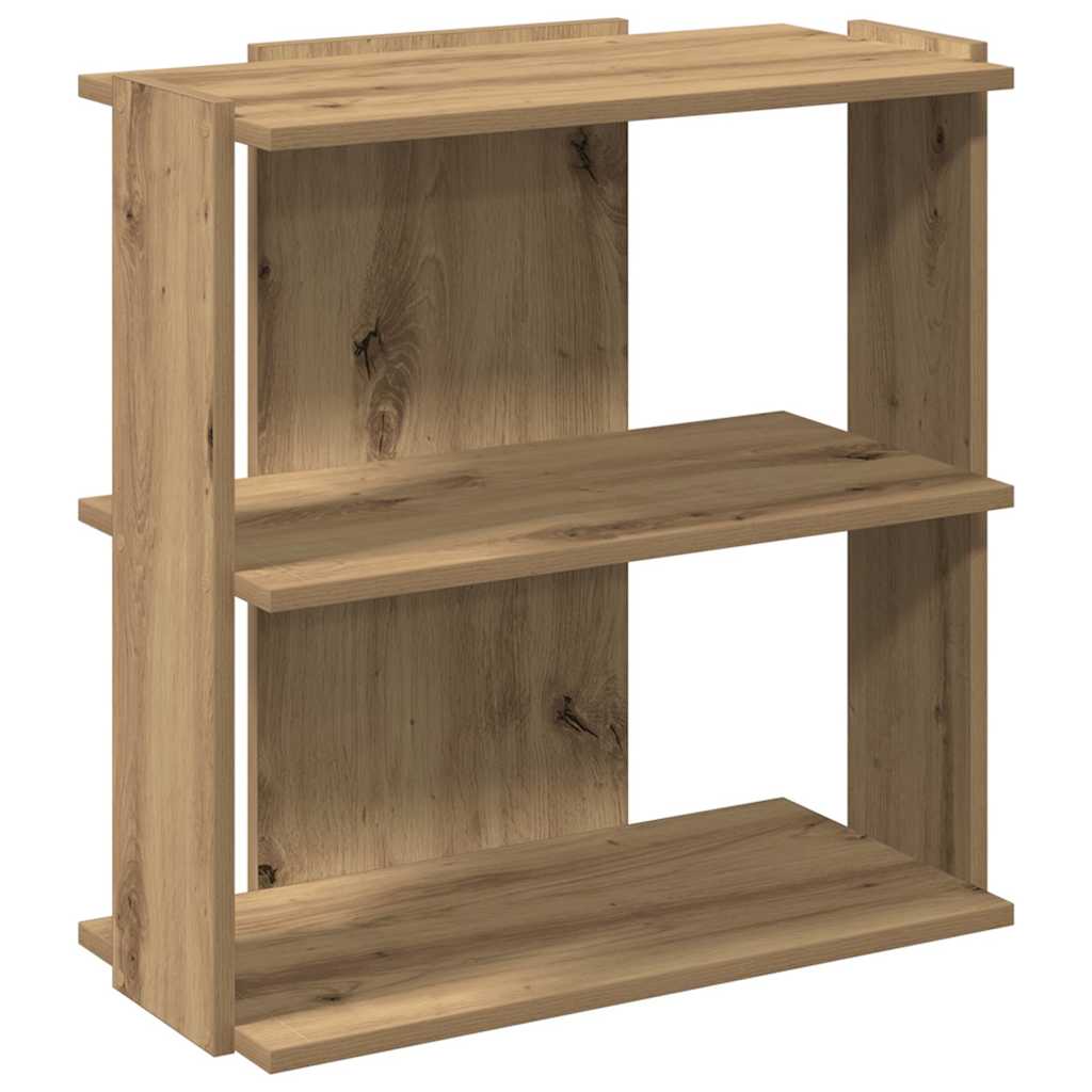 Bookcase 3 - Tier Artisan Oak 60x30x60 cm Engineered Wood - Bargainia.com - 8721158663689 - 860255