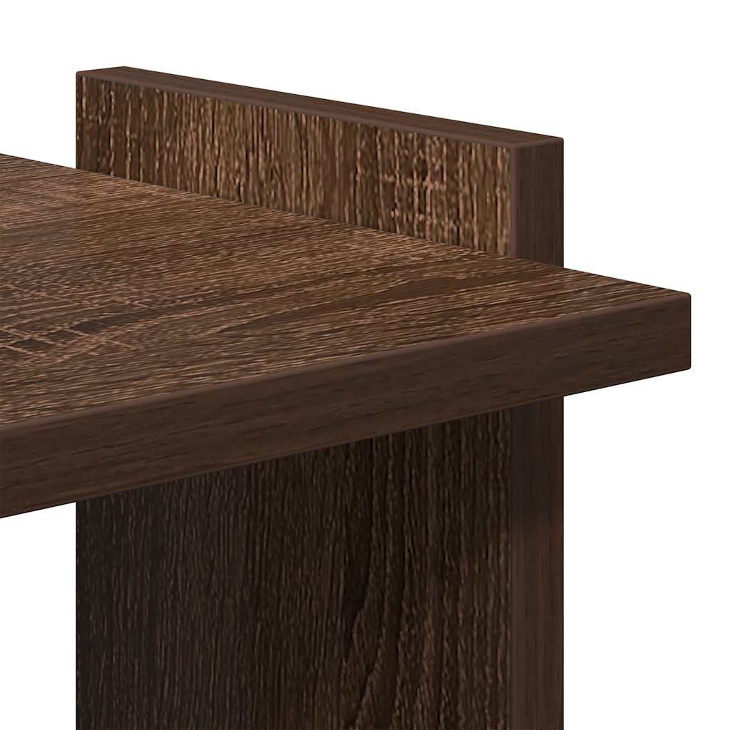 Bookcase 3 - Tier Brown Oak 60x30x120 cm Engineered Wood - Bargainia.com - 8721158663849 - 860271