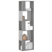 Bookcase 5 - Tier Grey Sonoma 45x23.5x162.5 cm Engineered Wood - Bargainia.com - 8721102950421 - 852785