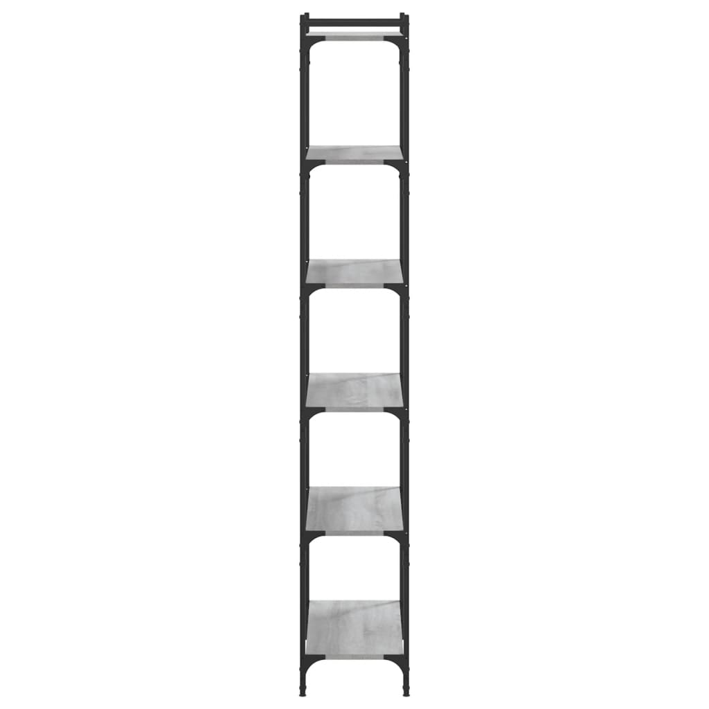 Bookcase 6 - Tier Grey Sonoma 80x30x188 cm Engineered Wood - Bargainia.com - 8721012194670 - 837685