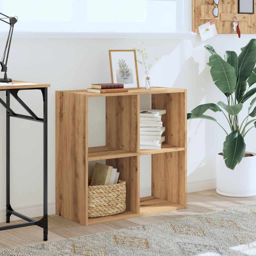 Bookcase Artisian Oak 68.5x32x68.5 cm Engineered Wood - Bargainia.com - 8721102950902 - 852833