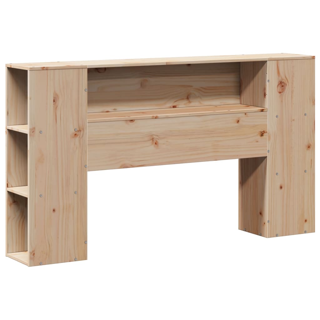 Bookcase Bed without Mattress 120x190 cm Small Double Solid Wood Pine - Bargainia.com - 8721158607485 - 3321961
