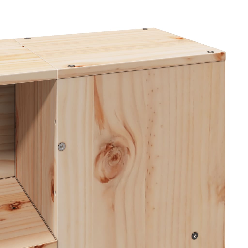 Bookcase Bed without Mattress 120x190 cm Small Double Solid Wood Pine - Bargainia.com - 8721158607485 - 3321961