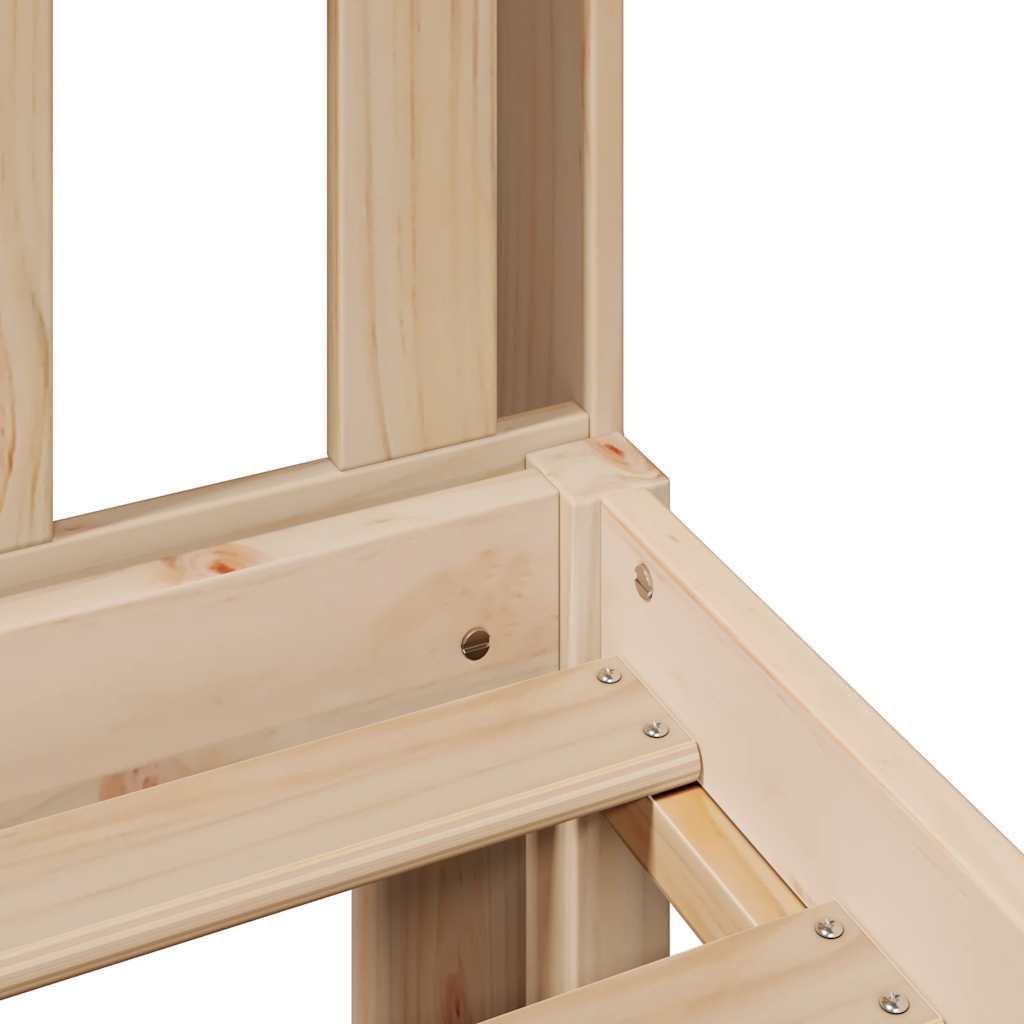 Bookcase Bed without Mattress 140x190 cm Solid Wood Pine - Bargainia.com - 8721158608345 - 3322047